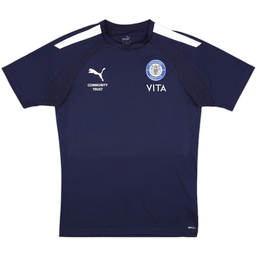 2021-22 Stockport County 'Community Trust' Puma Training Shirt - 9/10 - (M)