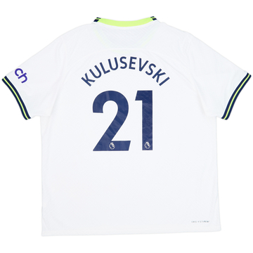 2022-23 Tottenham Authentic Home Shirt Kulusevski #21 - 8/10 - (XXL)