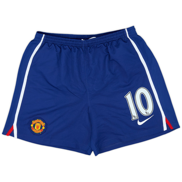 2008-09 Manchester United Away Shorts #10 (Rooney) - 9/10 - (XL.Boys)