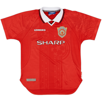 1997-00 Manchester United CL Shirt - 7/10 - (L.Boys)