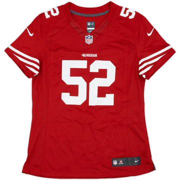 2012-14 San Francisco 49ers Willis #52 Nike Premier Home Jersey Womens - 9/10 - (M)