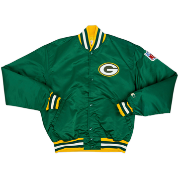 1980s Green Bay Packers Starter Satin Varsity Jacket - 8/10 - (L)