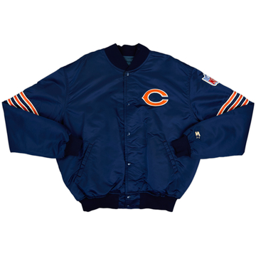 1980s Chicago Bears Starter Satin Varsity Jacket - 9/10 - (XL)