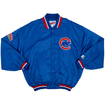 1990s Chicago Cubs Starter Satin Varsity Jacket - 7/10 - (XXL)