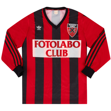 1987-88 Neuchatel Xamax Match Issue Home L/S Shirt #24