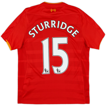 2016-17 Liverpool Home Shirt Sturridge #15 - 9/10 - (L.Boys)