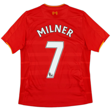 2016-17 Liverpool Home Shirt Milner #7 - 10/10 - (L.Boys)