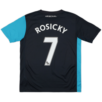 2011-12 Arsenal Away Shirt Rosicky #7 - 8/10 - (XL.Boys)