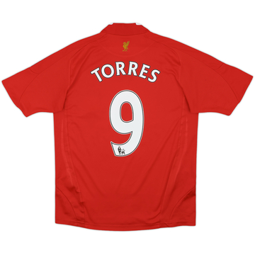 2008-10 Liverpool Home Shirt Torres #9 - 5/10 - (L.Boys)