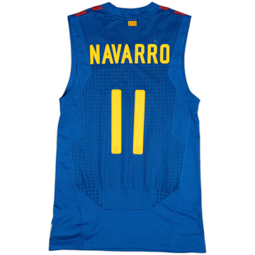 2011-12 FC Barcelona Basquet Home Jersey Navarro #11 - 5/10 - (S)