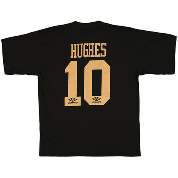 1993-94 Manchester United Special Edition Umbro Graphic Tee Hughes #10 - 9/10 - (XL)
