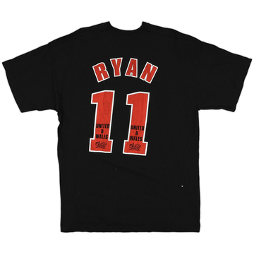 1998-99 Manchester United Graphic Fan Tee Ryan #11 - 9/10 - (XL)