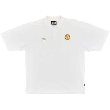1999-00 Manchester United Umbro Polo Shirt - 8/10 - (XL)