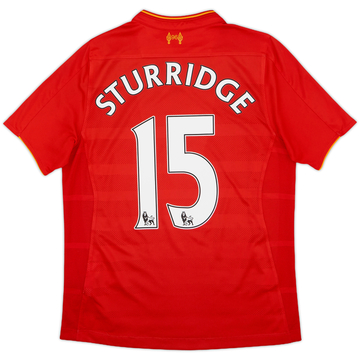2016-17 Liverpool Home Shirt Sturridge #15 - 8/10 - (XL.Boys)