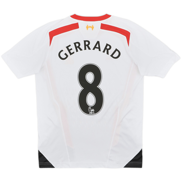 2013-14 Liverpool Away Shirt Gerrard #8 - 10/10 - (XL.Boys)