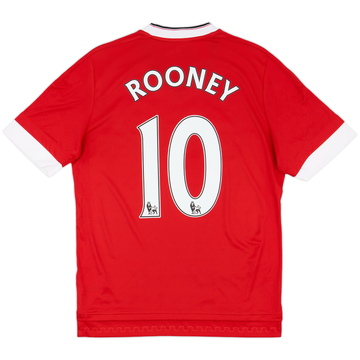 2014-15 Manchester United Home Shirt Rooney #10 - 9/10 - (XL.Boys)
