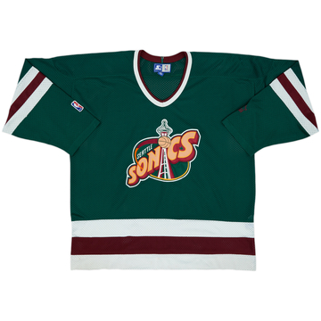 1995-99 Seattle Supersonics Starter Hockey Jersey - 6/10 - (XL)