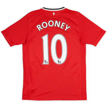2011-12 Manchester United Home Shirt Rooney #10 - 8/10 - (XL.Boys)