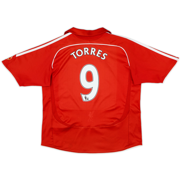 2006-08 Liverpool Home Shirt Torres #9 - 8/10 - (S.Boys)