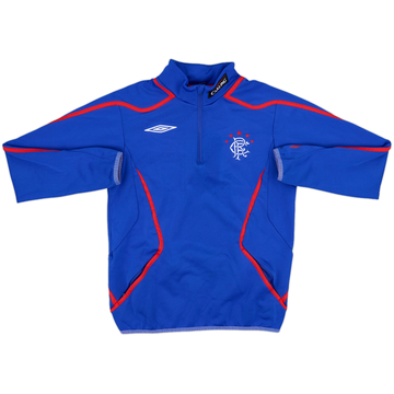2005-06 Rangers Umbro 1/4 Zip Track Jacket - 6/10 - (S)