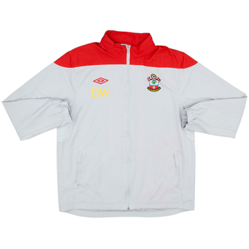 2011-12 Southampton Umbro Staff Issue Hooded Track Jacket DW - 5/10 - (XL)