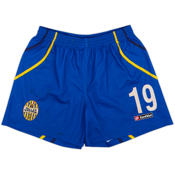 2002-03 Hellas Verona Player Issue Home Shorts #19 - 6/10 - (S)