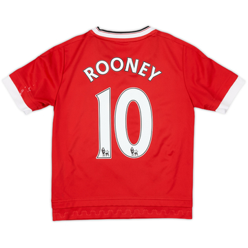 2015-16 Manchester United Home Shirt Rooney #10 - 8/10 - (5-6 Years)