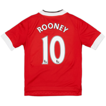2015-16 Manchester United Home Shirt Rooney #10 - 8/10 (7-8 Years)