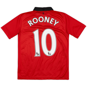 2013-14 Manchester United Home Shirt Rooney #10 - 7/10 - (L.Boys)