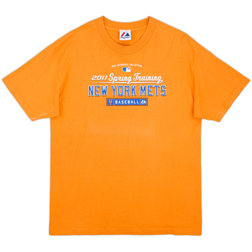 2011 New York Mets Spring Training Majestic Tee - 7/10 - (L)