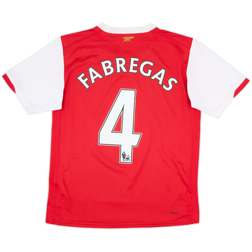 2006-08 Arsenal Home Shirt Fabregas #4 - 8/10 - (L.Boys)