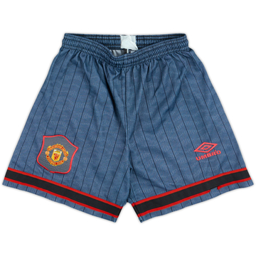 1995-96 Manchester United Away Shorts - 8/10 - (M.Boys)