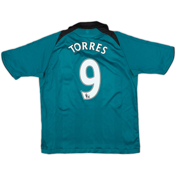 2008-09 Liverpool Third Shirt Torres #9 - 9/10 - (6-7 Years)