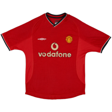 2000-02 Manchester United Home Shirt - 4/10 - (XL.Boys)