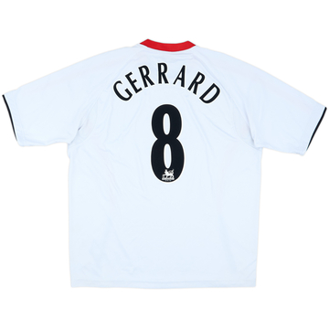 2005-06 Liverpool Away Shirt Gerrard #8 - 5/10 - (XL)
