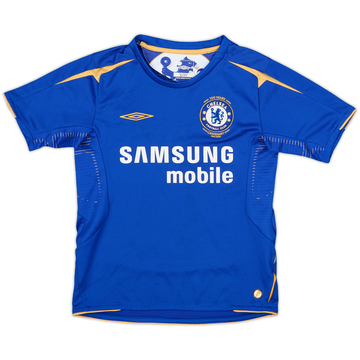 2005-06 Chelsea Centenary Home Shirt - 8/10 - (S.Boys)
