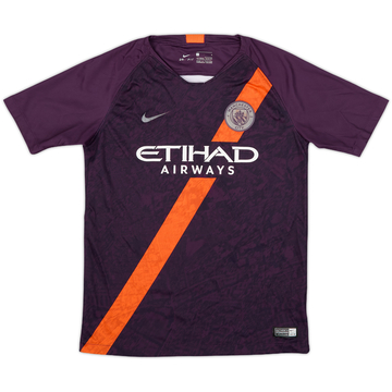 2018-19 Manchester City Third Shirt - 6/10 - (L.Boys)