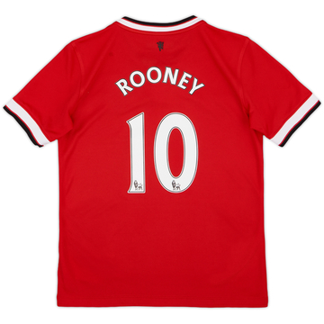 2014-15 Manchester United Home Shirt Rooney #10 - 8/10 - (M.Boys)