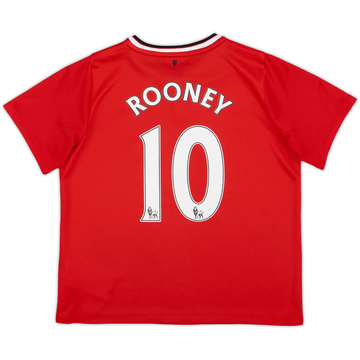 2014-15 Manchester United Home Shirt Rooney #10 - 8/10 - (S.Boys)