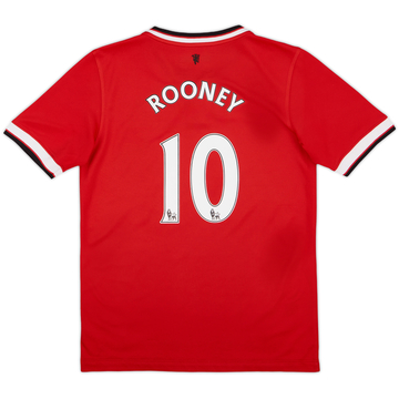 2014-15 Manchester United Home Shirt Rooney #10 - 9/10 - (L.Boys)
