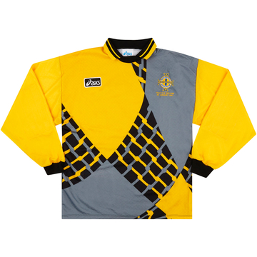 1997 Northern Ireland Match Issue GK Shirt #12 (Fettis) v Italy