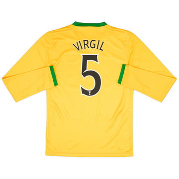 2013-14 Celtic Away L/S Shirt Virgil #5 - 9/10 - (S)