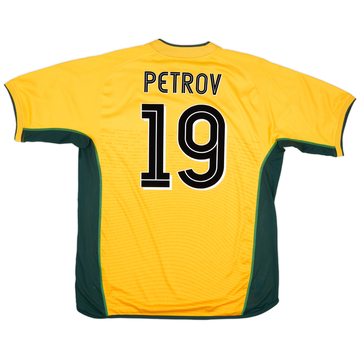 2002-03 Celtic Away Shirt Petrov #19 - 8/10 - (XL)
