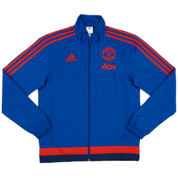2015-16 Manchester United adidas Track Jacket - 7/10 - (S)