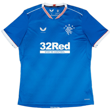 2020-21 Rangers Home Shirt - 9/10 - (XL)