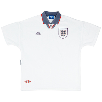 1993-95 England Home Shirt - 9/10 - (XL)