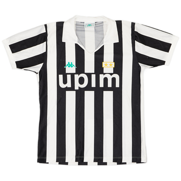 1991-92 Juventus Basic Home Shirt - 8/10 - (M)
