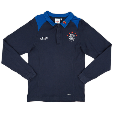 2010-11 Rangers Umbro Polo L/S Shirt - 9/10 - (S)