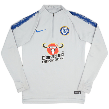 2018-19 Chelsea Nike 1/4 Zip Training Top - 7/10 - (S)