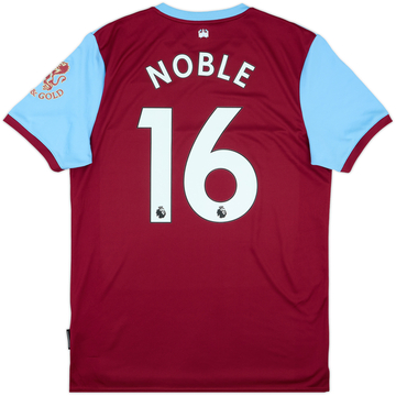 2019-20 West Ham Home Shirt Noble #16 - 10/10 - (L)